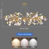 GoldLeaf Smart LED Chandelier