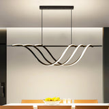 Skylar Black Linear LED Chandelier