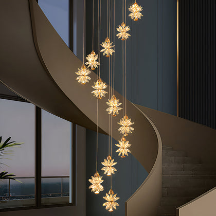 Bristol LED Double Height Chandelier (12 Hanging)