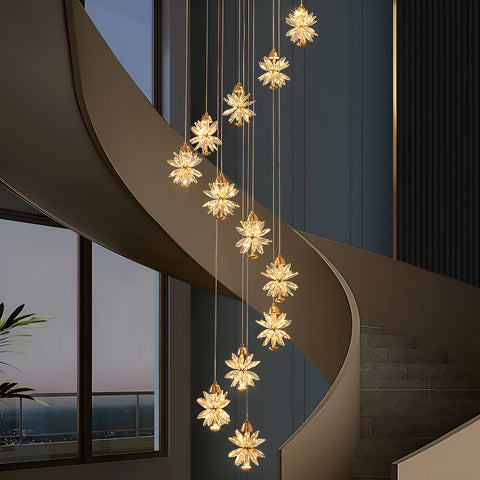 Bristol LED Double Height Chandelier (12 Hanging)
