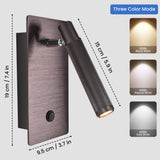 Orvia Antique Bronze LED Wall Lamp
