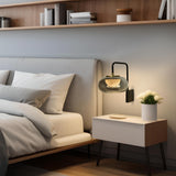 Ovia Modern Smoky Glass Globe Wall Lamp