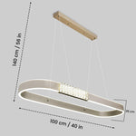 Paisley Modern LED Linear Chandelier