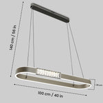 Paisley Modern LED Linear Chandelier