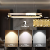 Paisley Modern LED Linear Chandelier