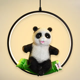 Pandora Panda Halo Ring LED Pendant Light