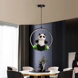 Pandora Panda Halo Ring LED Pendant Light