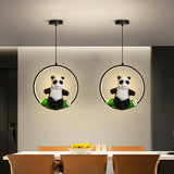 Pandora Panda Halo Ring LED Pendant Light
