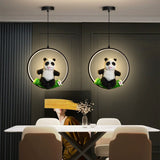 Pandora Panda Halo Ring LED Pendant Light