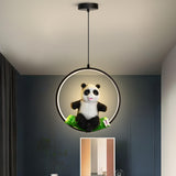 Pandora Panda Halo Ring LED Pendant Light