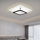 Square Plaza Smart Modern LED Ceiling Light