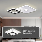 Square Plaza Smart Modern LED Ceiling Light
