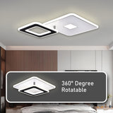 Square Plaza Smart Modern LED Ceiling Light