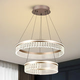 Plume Round Smart Voice LED Chandelier