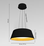 Poncio Black Modern LED Light
