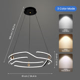 Quill Modern LED Chandelier