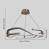 Quill Modern LED Chandelier