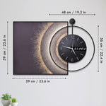 Rake Modern Wall Art Clock