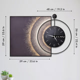Rake Modern Wall Art Clock