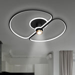 Rapture Black LED Smart Voice Assist Chandelier