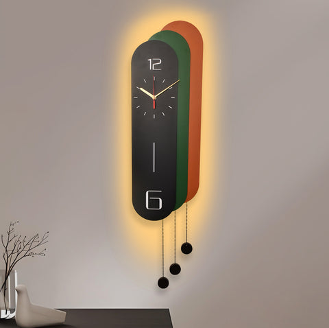 Ravish LED Wall Lamp Clock
