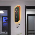 Ravish LED Wall Lamp Clock