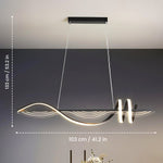Reese Modern LED Linear Chandelier