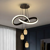 Regal Twisting Ribbon LED Chandelier Light