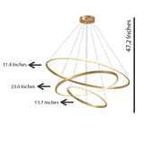 Helix Gold Smart Voice Assist LED Chandelier
