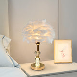Silken Feather LED Table Lamp