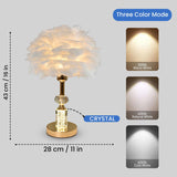 Silken Feather LED Table Lamp