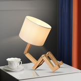 Scholar Brown Wooden Table Lamp