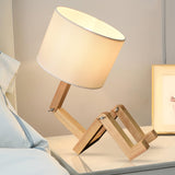 Scholar Brown Wooden Table Lamp