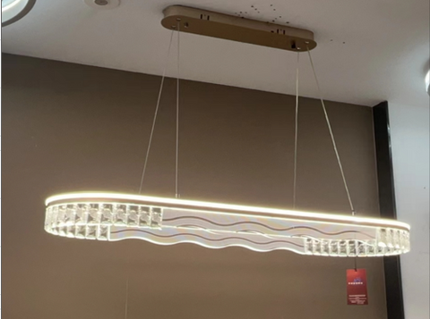 Plume Linear LED Smart Voice Assist Chandelier