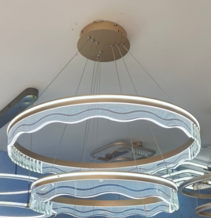 Plume Round LED Smart Voice Assist Chandelier