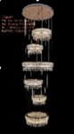 Radiant LED Smart Voice Assist Chandelier