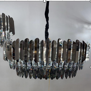 Imperial Black Smart Voice Assist Chandelier