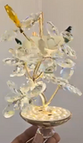FloraGlow Crystal Double Height Chandelier