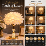 Silken Feather LED Table Lamp