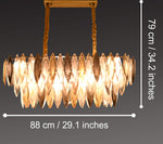 Crystalline Smart Voice Assist Chandelier