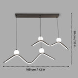 Sparkia LED Smart Voice Assist Chandelier