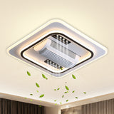 Floro Square Fan Chandelier with 10 COB LEDs