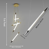 Stake Double Height Smart Modern LED Chandelier