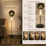 Sveglia Elegance Floor Clock Lamp