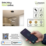 Three Rings LED Smart Voice Assist Chandelier