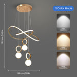 Todd Modern Smart LED Chandelier