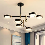 Topical 6 Head LED Smart Voice Assist Chandelier