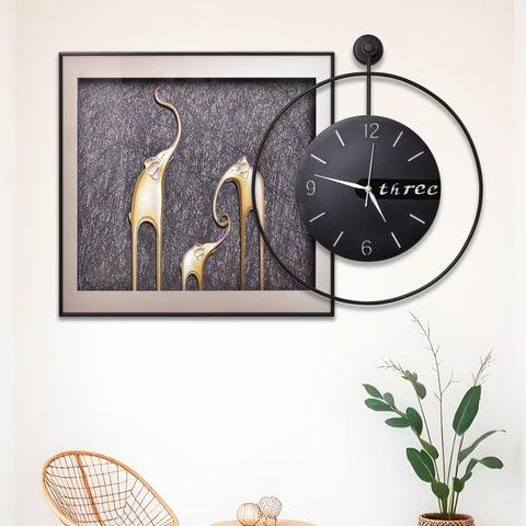 Trace Modern Wall Art Clock
