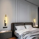 Trellix Triple Frosted Glass Globe LED Wall Lamp