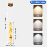 Tricyl Marble LED Pendant Light